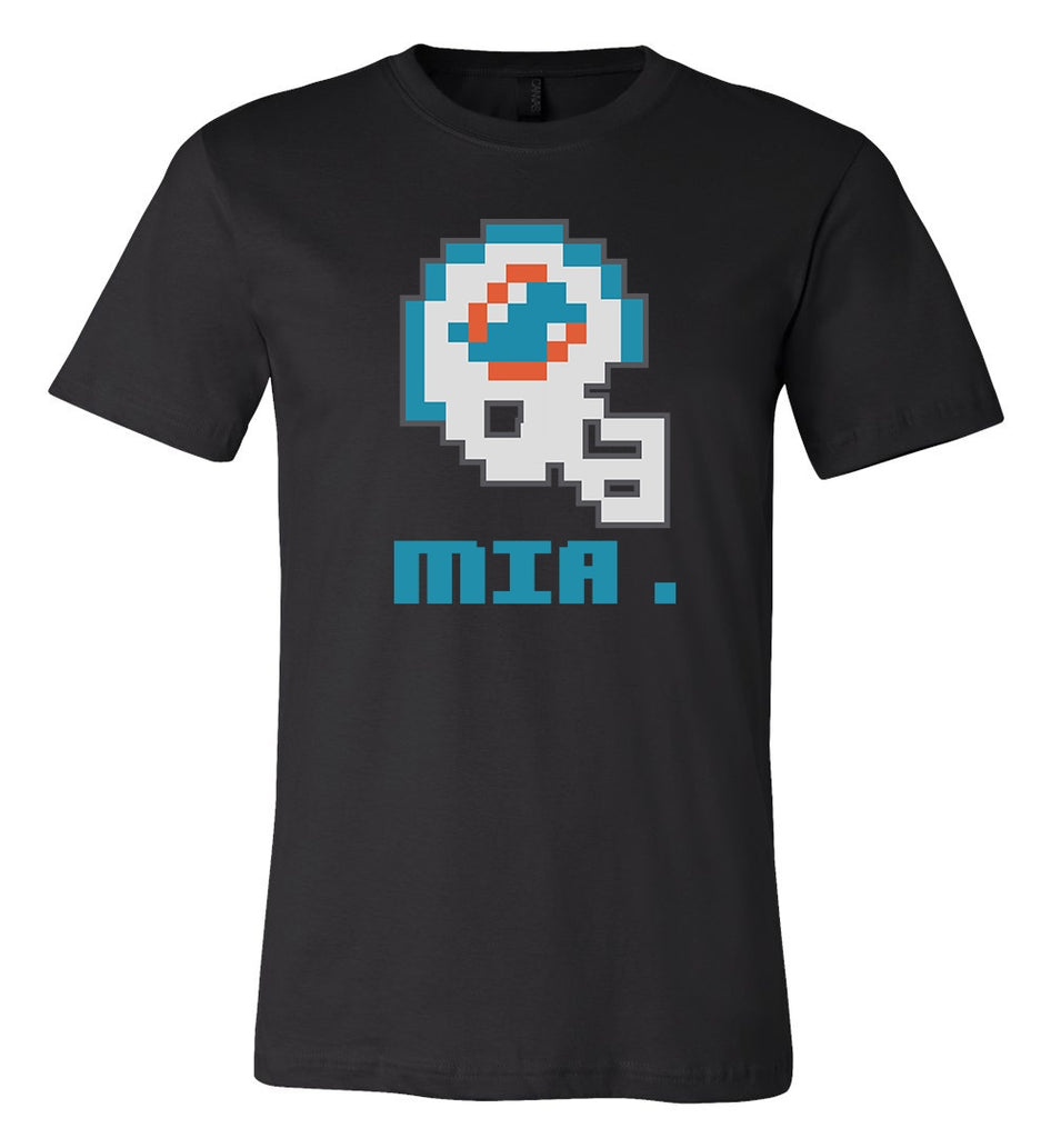 Miami Dolphins Tecmo Bowl shirt retro nintendo football NES Super