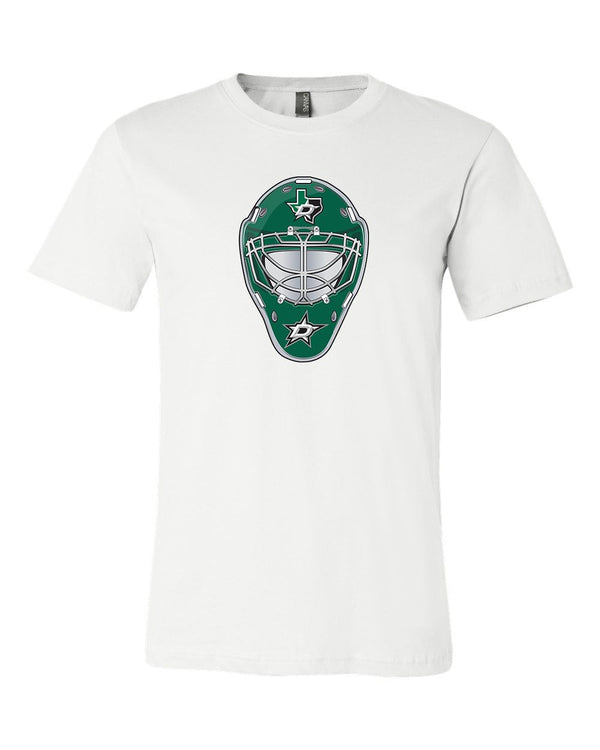 Dallas Stars Goalie Mask front logo Team Shirt jersey shirt