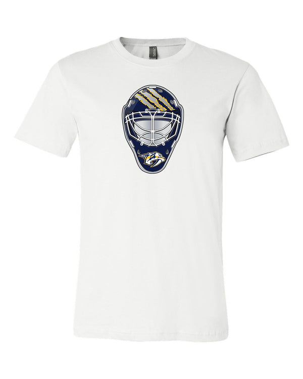 Nashville Predators Goalie Mask front logo Team Shirt jersey shirt