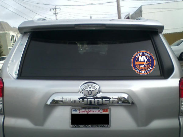 New York Islanders Circle Logo Vinyl Decal / Sticker 5 Sizes!!!