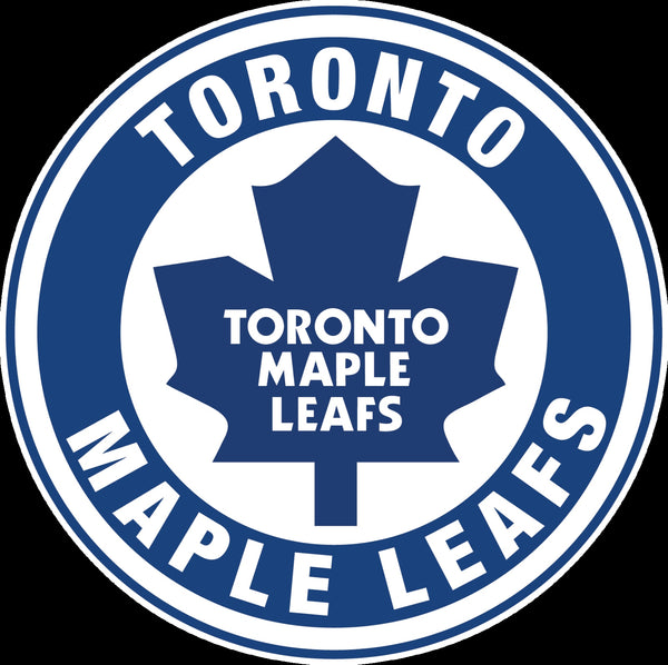 Toronto Maple Leafs Circle Logo Vinyl Decal / Sticker 5 Sizes!!!