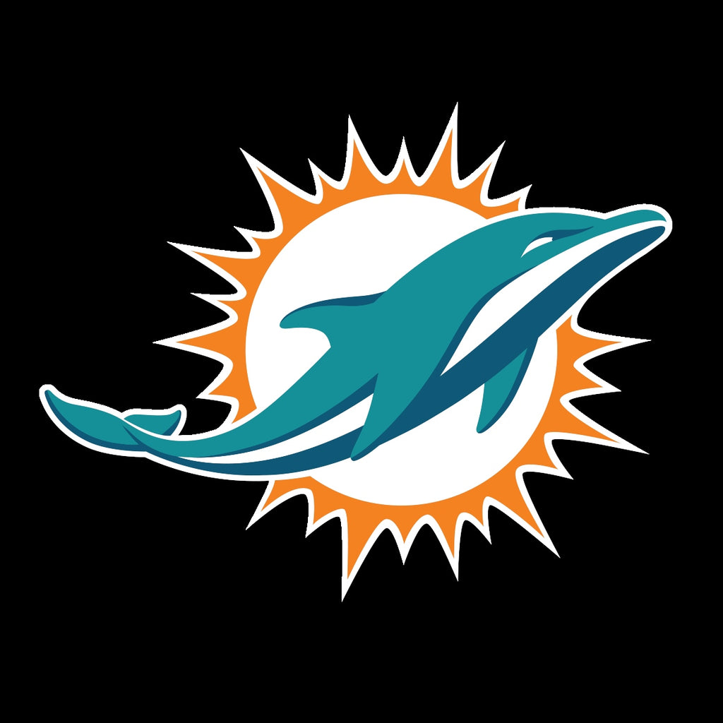 Miami Dolphins (E) Vinyl Die-Cut Decal / Sticker ** 4 Sizes