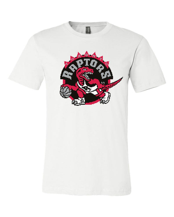 Toronto Raptors 8 bit retro tecmo logo T shirt