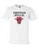 Chicago Bulls  Distressed logo T shirt