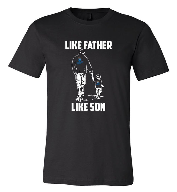 Kansas City Royals Like Father Like Son T shirt Adult and Youth!