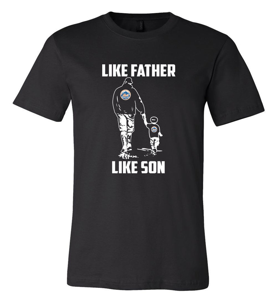 New York Mets Father's Day Like Father Like Son Blue T-Shirt 2XL NY Dad MLB