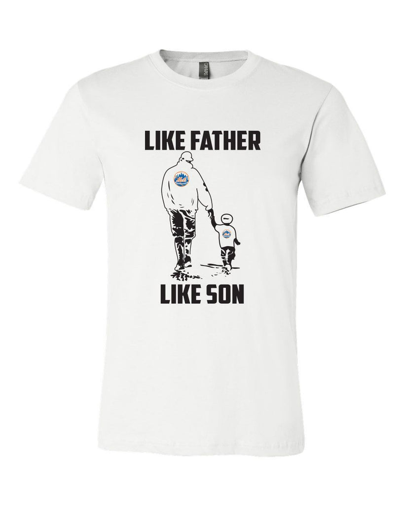 New York Mets Father’s Day Like Father Like Son Blue T-Shirt 2XL NY Dad MLB