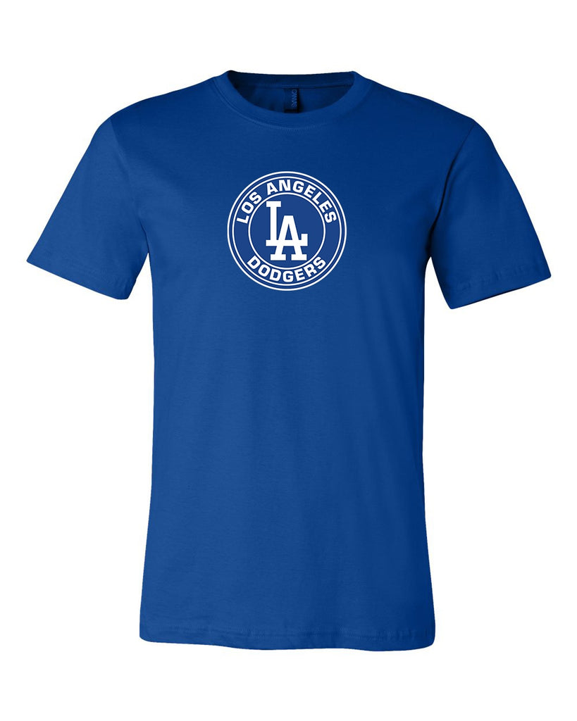 Los Angeles Dodgers Circle Logo Hawaiian Shirt - Tagotee