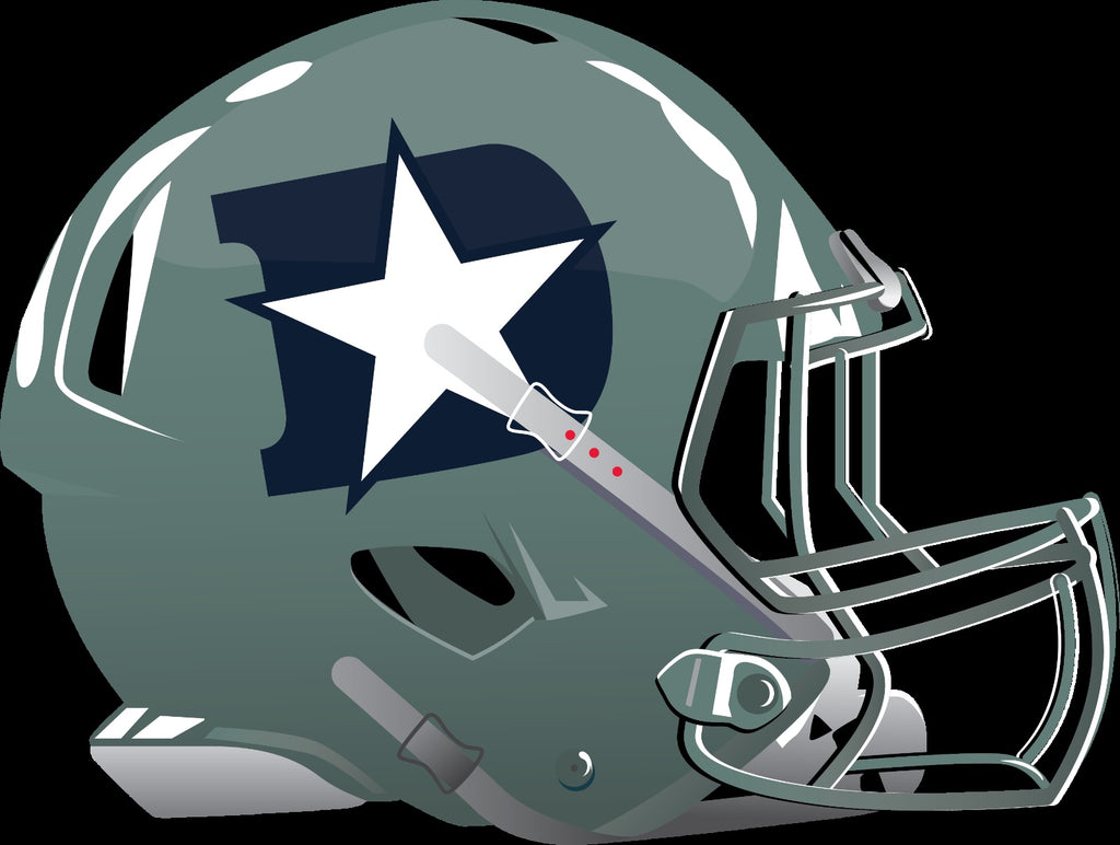 Dallas cowboys helmet store decals