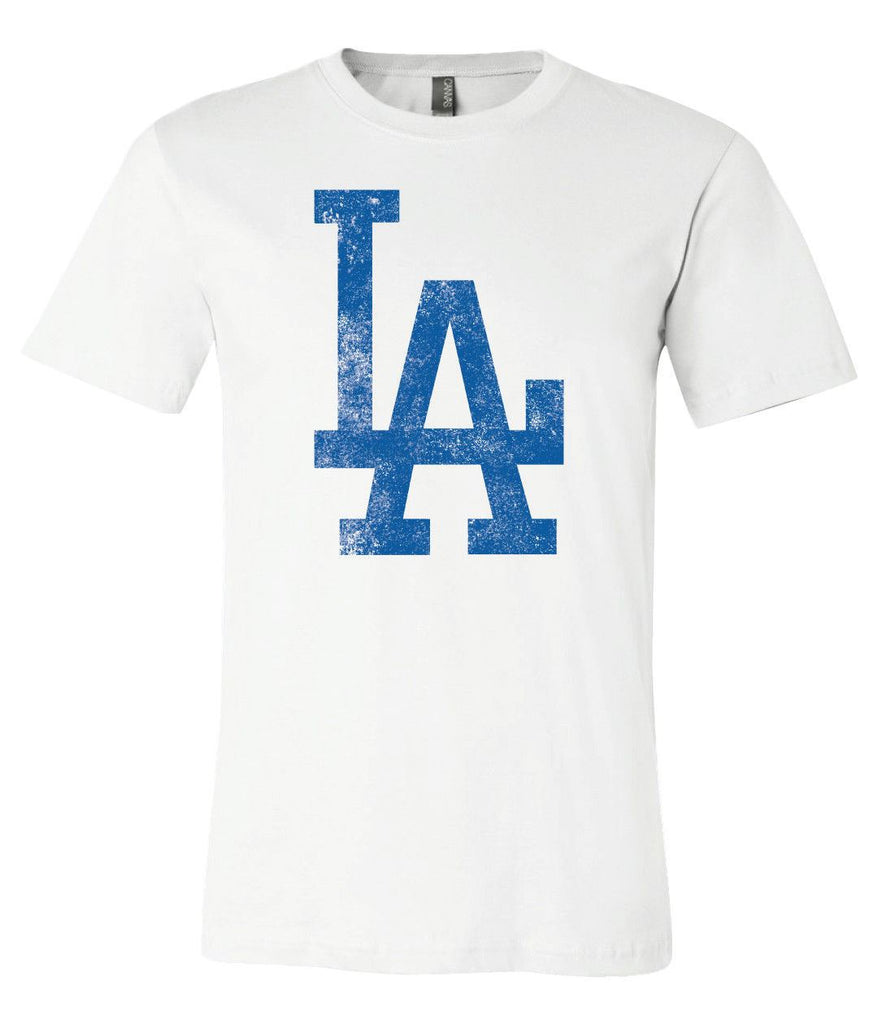 LA Dodgers Bleached Distressed T-Shirt