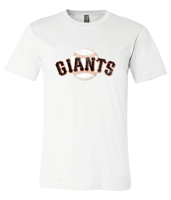 San Francisco Giants logo Distressed Vintage logo T-shirt 6 Sizes S-3XL!!