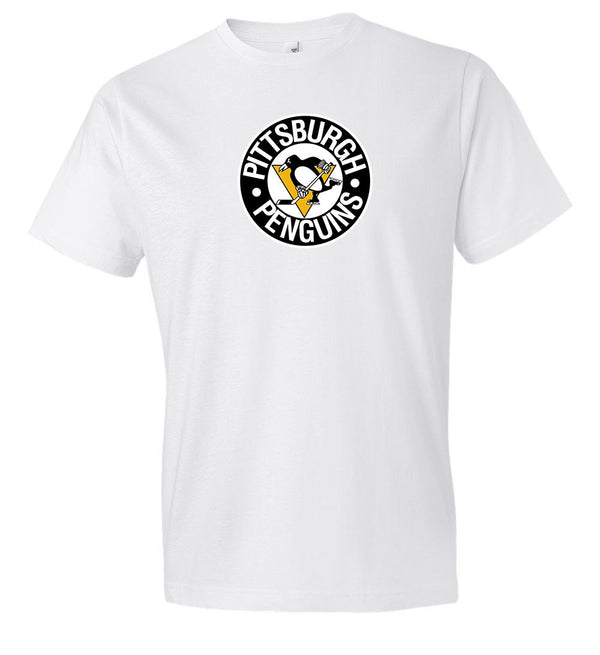 Pittsburgh Penguins Circle logo T shirt 6 Sizes S-3XL!!