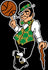 Boston Celtics Mascot logo Vinyl Decal / Sticker 5 Sizes!!