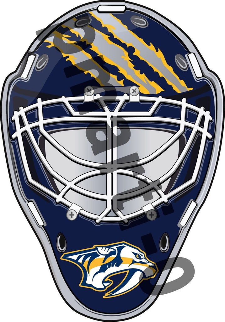 Tennessee Titans Nashville Predators Grizzly MASH UP Vinyl Sticker 10  Sizes!!!