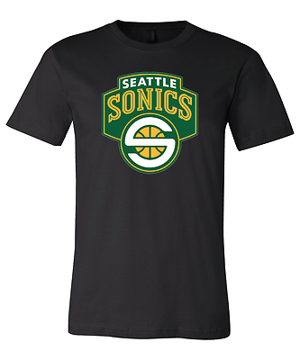 Seattle Supersonics   Team Shirt NBA  jersey shirt - Sportz For Less