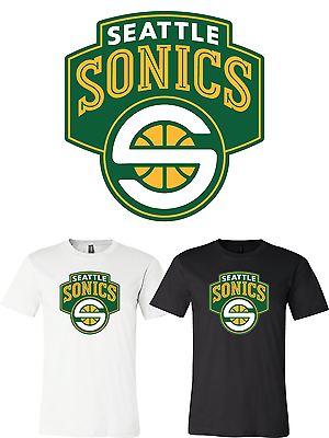 Seattle Supersonics   Team Shirt NBA  jersey shirt - Sportz For Less