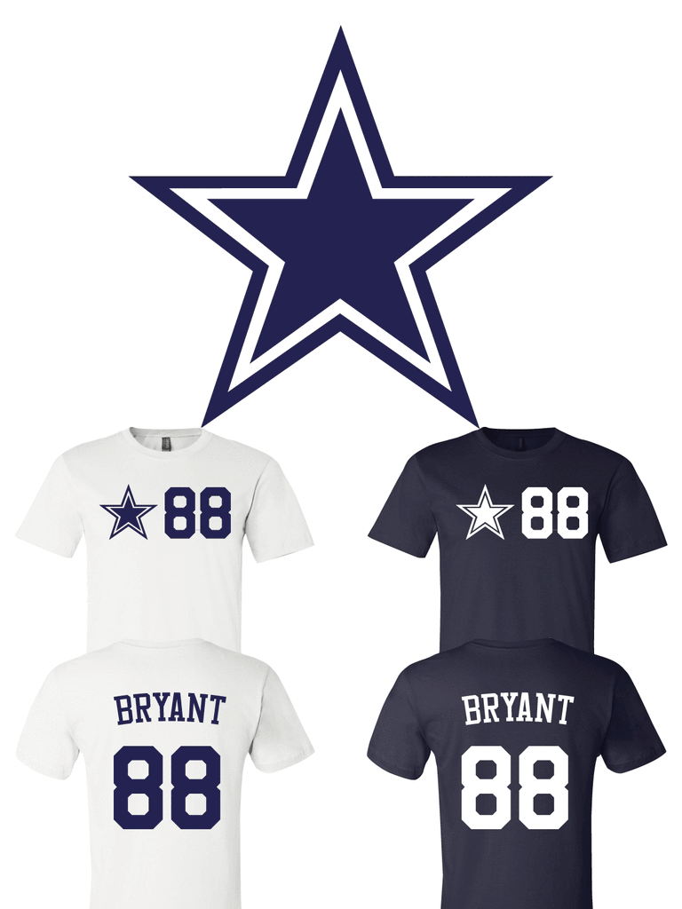 Dez Bryant Dallas Cowboys #88 Men's Big & Tall Player T-Shirt Navy