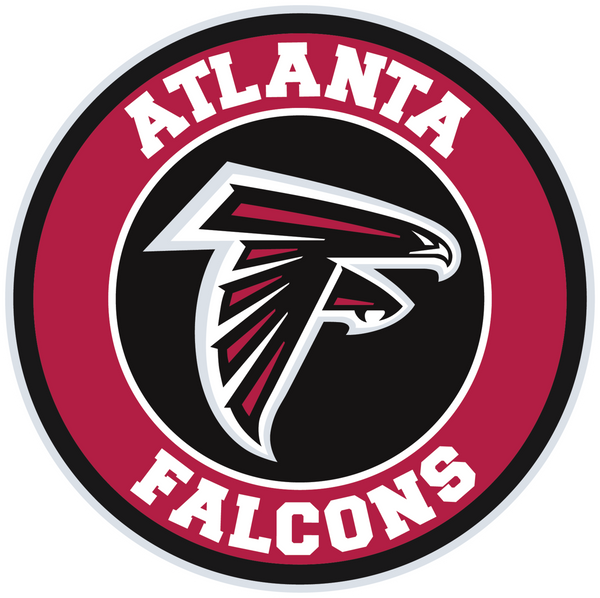 Atlanta Falcons Circle Logo Vinyl Decal / Sticker 5 sizes!!