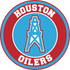 Houston Oilers Circle Logo Vinyl Decal / Sticker 5 sizes!!