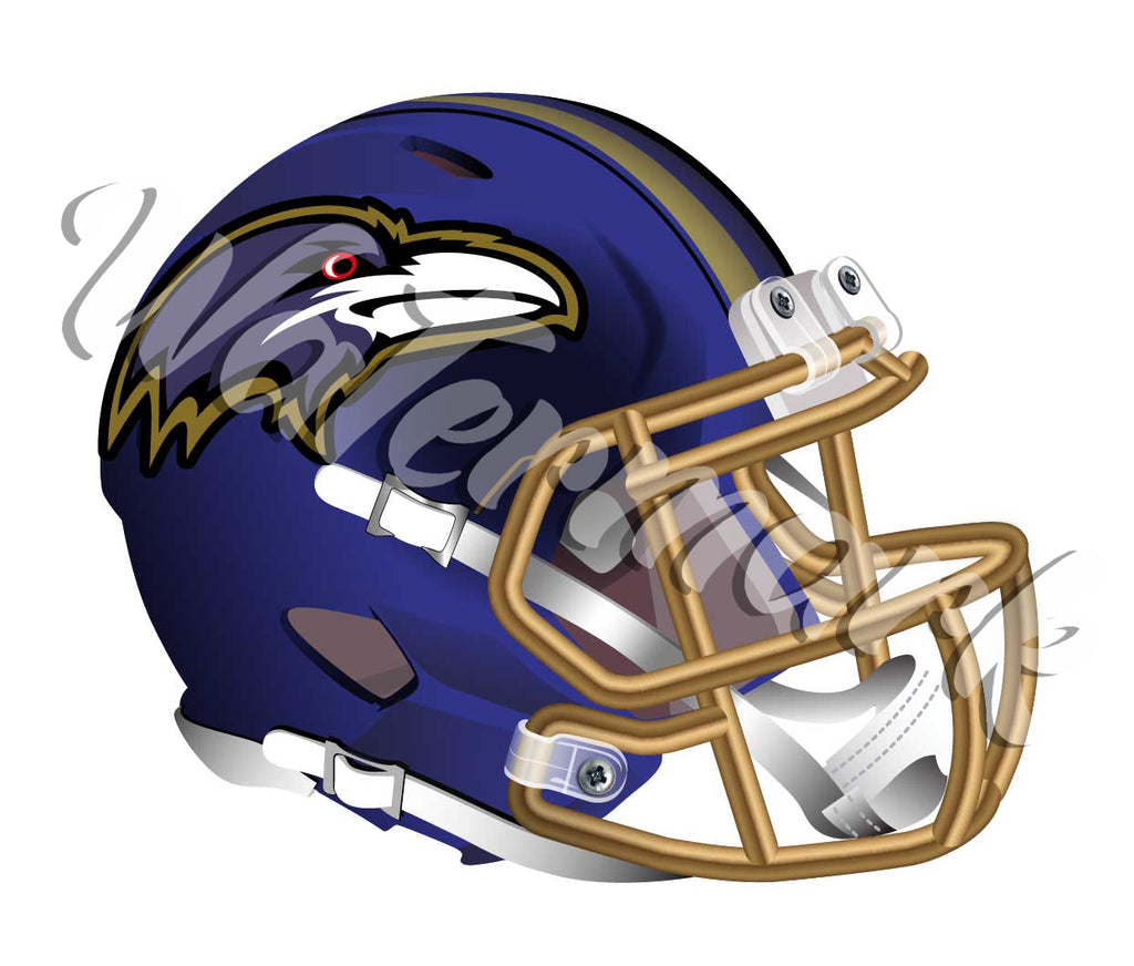 Helmet Baltimore Ravens Die-Cut Decal / Sticker ** 4 Sizes *