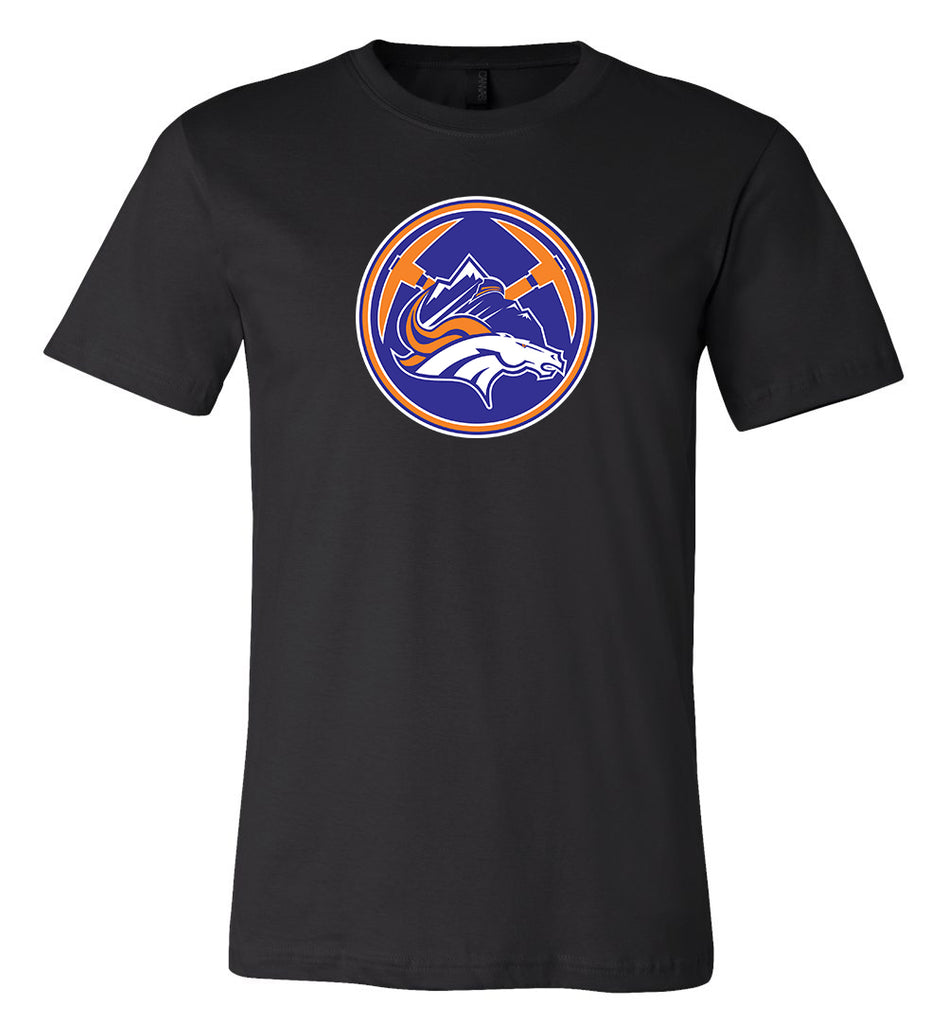 Denver Broncos Nuggets Mash Up Logo News 2023 Shirt - Limotees