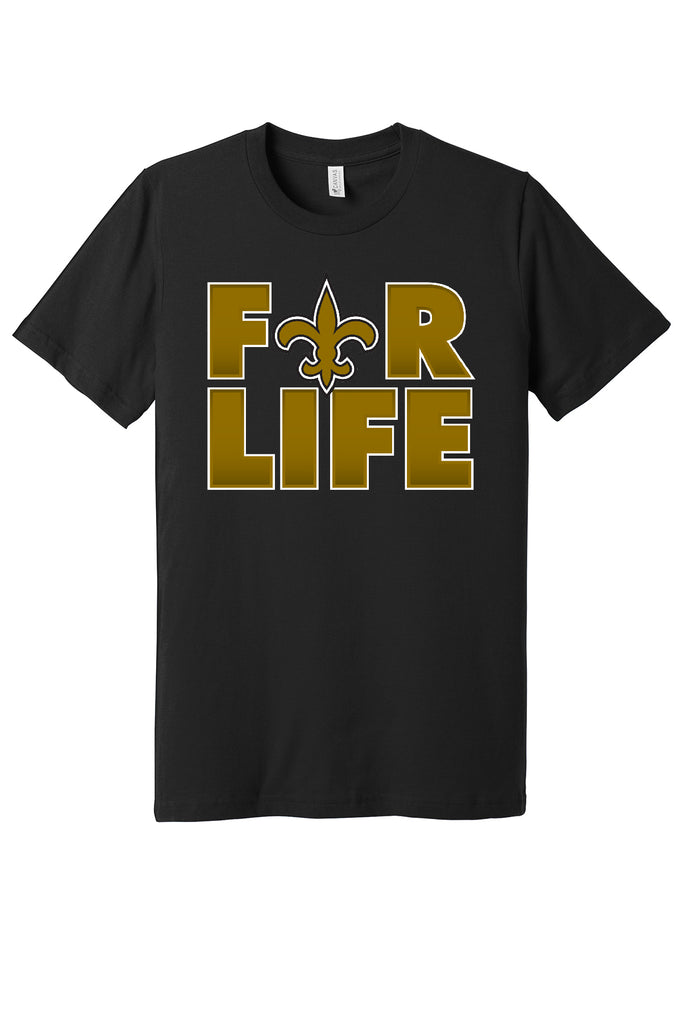 New Orleans Saints Short sleeve T- Shirt – Healthier Life Fitness