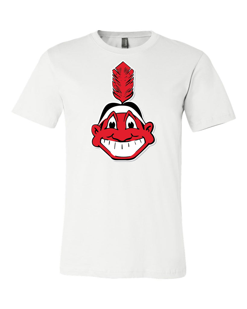 Cleveland Indians Chief Wahoo Smiling T-shirt 6 Sizes S-5XL!! Fast