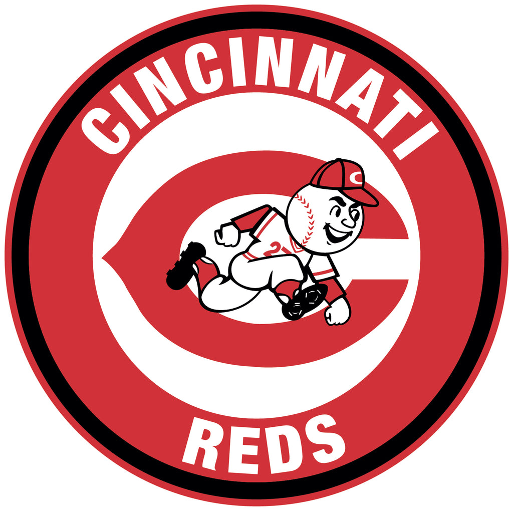 Cincinnati Reds Mascot C logo Vinyl Decal / Sticker 5 Sizes