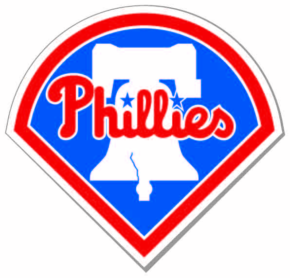 Philadelphia Phillies Diamond Logo Vinyl Decal  Sticker 5 sizes!!