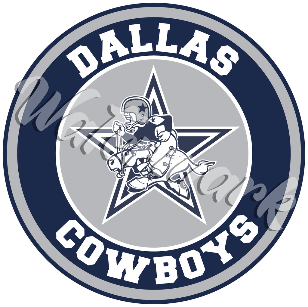 DALLAS COWBOYS 2021-22 NFC EAST CHAMPS ROUND STICKER