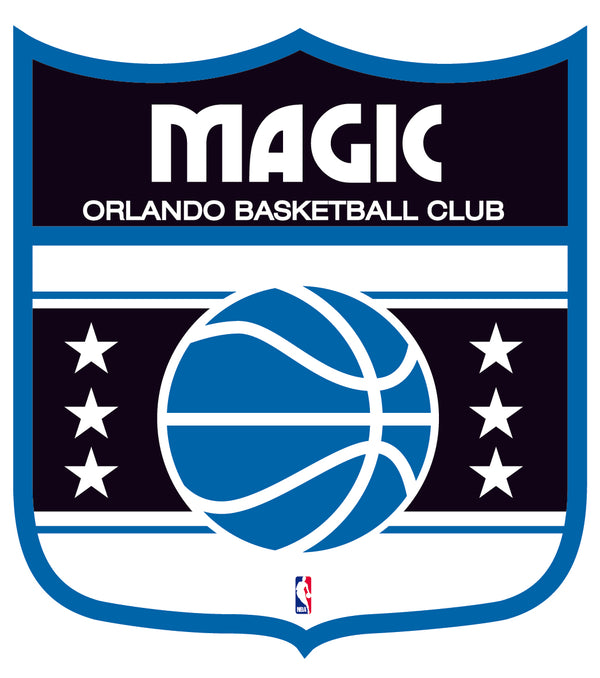 Orlando Magic Shield  Logo Vinyl Decal / Sticker 2 Inches to 48 Inches!!