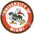 Miami Hurricanes Bird Circle Logo Vinyl Decal / Sticker 10 sizes!!!