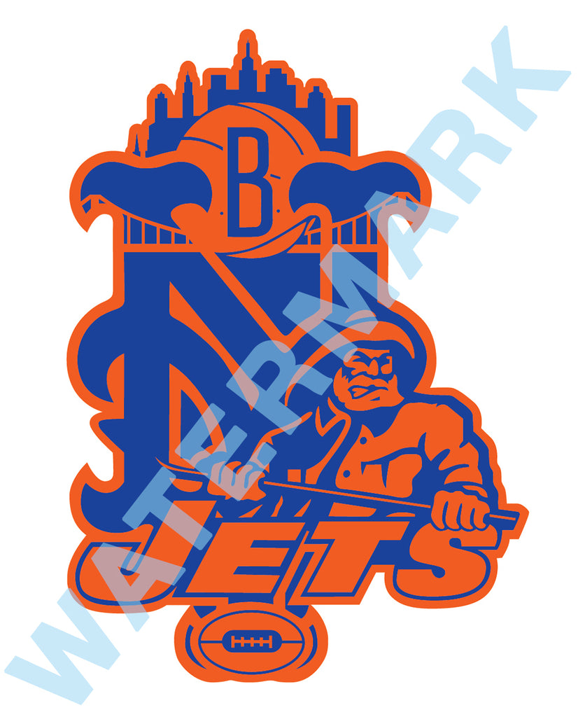 Tokidoki New York Mets Multi-Use Decals