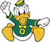 Oregon Ducks Donald Duck Logo Vinyl Decal / Sticker 5 Sizes!!!