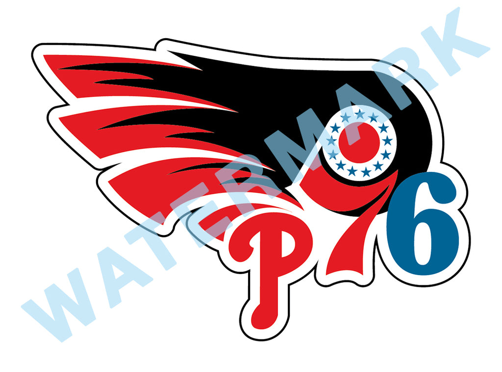 Philly's in the House - Phillies Flyers Eagles Sixers | Sticker