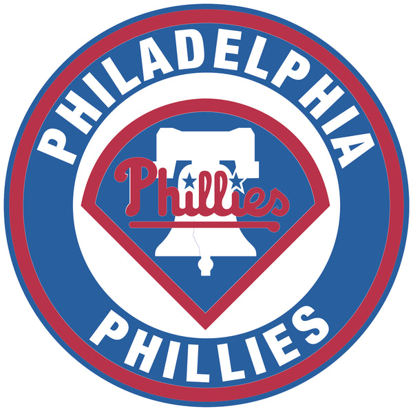 Philadelphia Phillies logo Circle Logo Vinyl Decal  Sticker 5 sizes!!