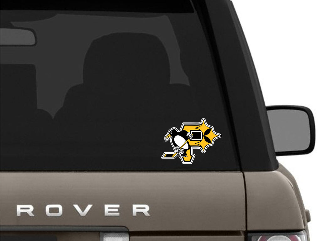 Pittsburgh Fan Sport Combo Mashup Penguins Steelers Pirates Vinyl Decal  Sticker