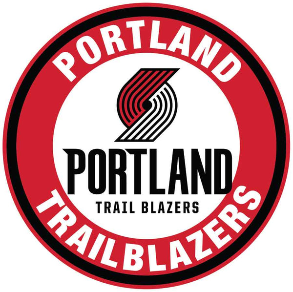 Portland Trail Blazers Main Circle Logo Vinyl Decal / Sticker 5 sizes!!