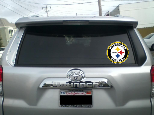 Pittsburgh Steelers Circle Logo Vinyl Decal / Sticker 5 sizes!!