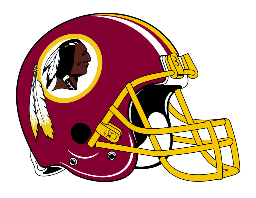 Washington Redskins Hail To The Skins Slogan & Logo - Set Of 2 Vinyl  Stickers at Sticker Shoppe