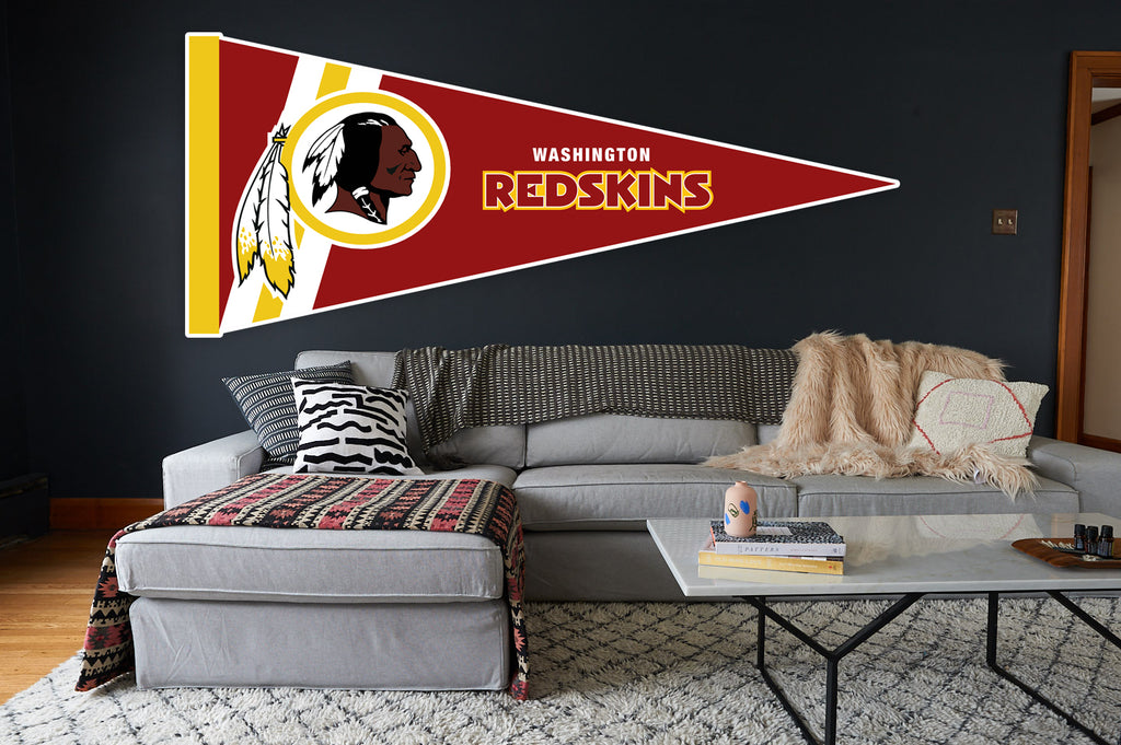 Washington Redskins Pennant Sticker Vinyl Decal / Sticker 10 sizes!!