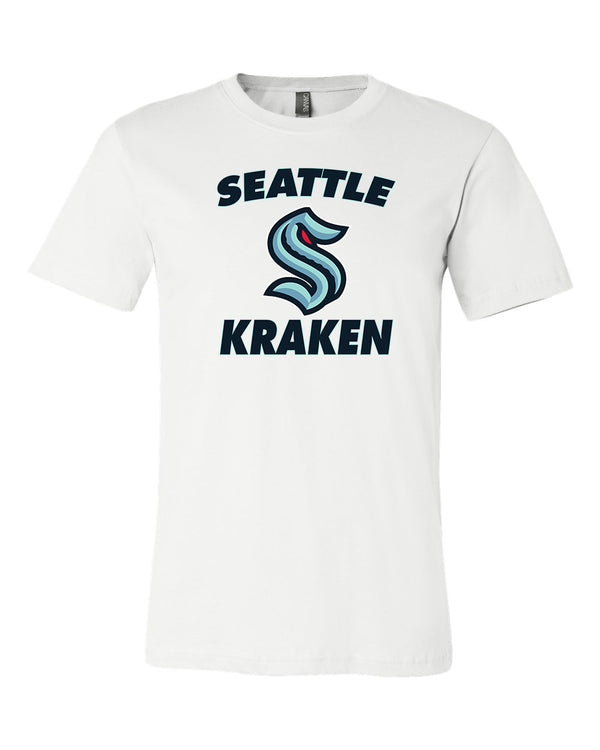 Seattle Kraken Arch Logo T-shirt 6 Sizes S-3XL!!!!