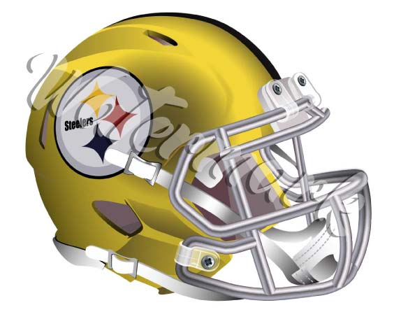 Pittsburgh Steelers Elite Helmet Sticker / Vinyl Decal  |  10 sizes!! 🏈