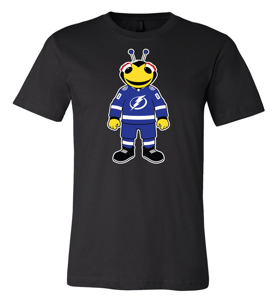 Tampa Bay Buccaneers Captain Fear And Tampa Bay Lightning Thunderbug  Vintage T-Shirt - Kaiteez