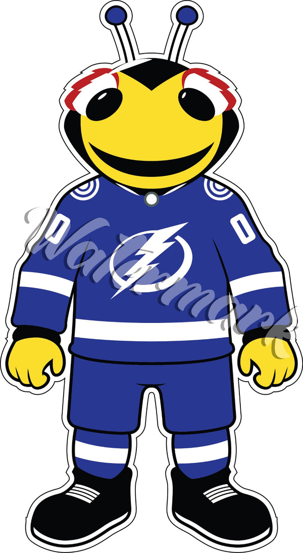 Tampa Bay Lightning Mascot Sticker / Decal | Thunderbug Mascot Sticker 🏒🏆