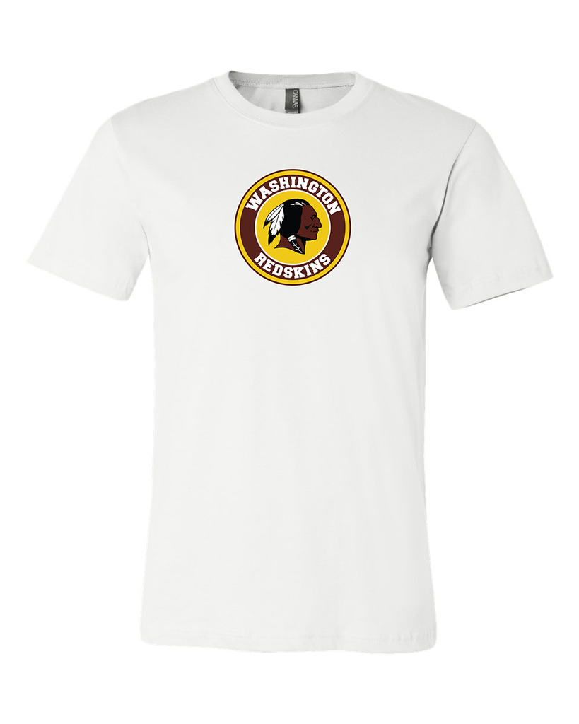 Washington Redskins Throwback Circle Logo Team Shirt 6 Sizes S-3XL