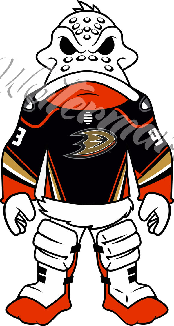 Anaheim Ducks Sticker / Decal | Wildwing Mascot Sticker 🏒🏆