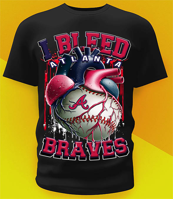 Atlanta Braves Bleed Shirt