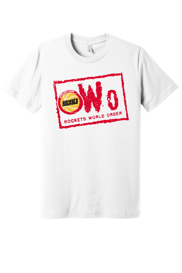 Rockets throwback NWO T-shirt 6 Sizes S-5XL!! Fast Ship 🏀
