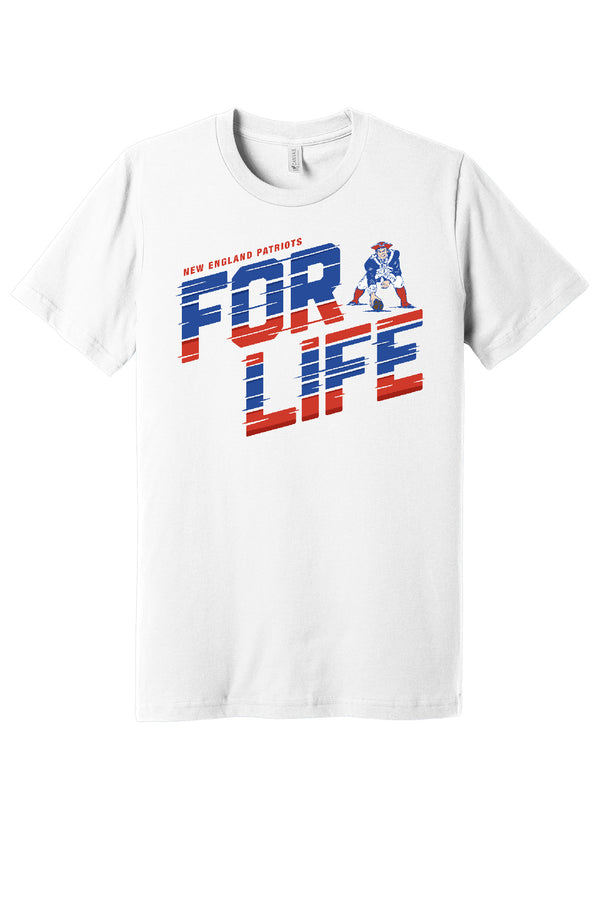 New England Patriots Throwback Logo 4Life 2.0 Shirt
